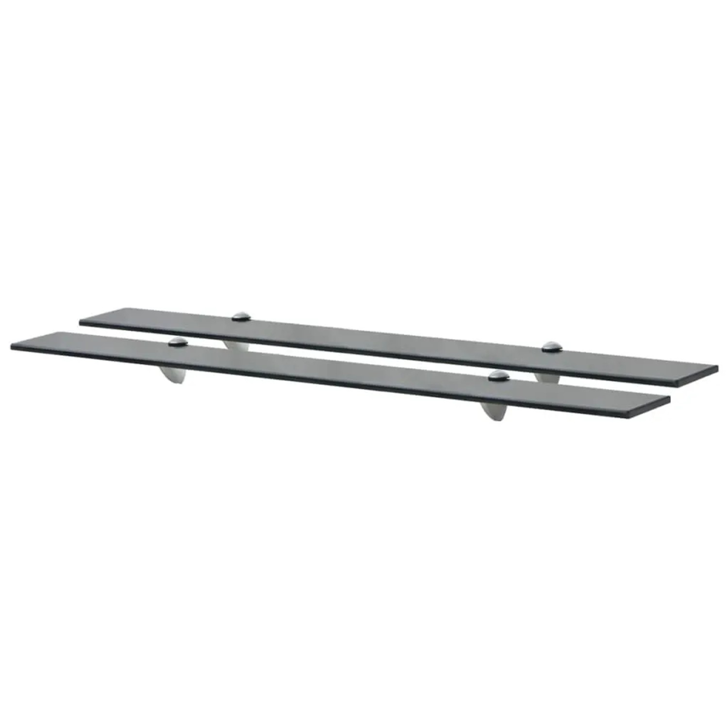 vidaXL Schweberegale 2 Stk Glas 90x10 cm 8 mm 3051508
