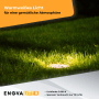 ENOVALITE LED Gartenstrahler 6er Set, warmweißes Licht im Rasen. Bodeneinbauleuchte für Garten & Wege.