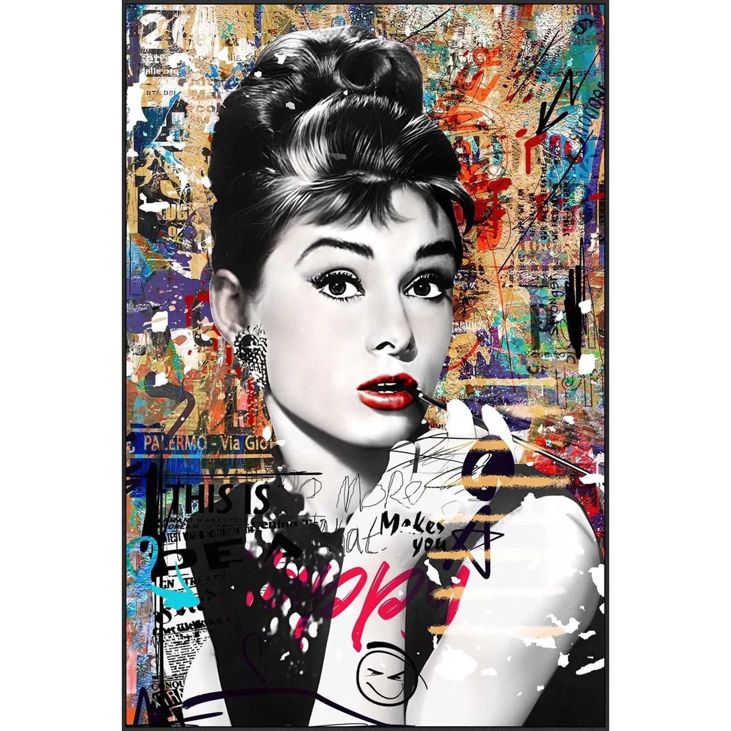 Art Universe Leinwandbild Holly Style 80 x 120 cm