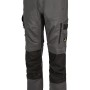 Hans Schäfer Smarthose Artemis, Gr. 48, grau-schwarz. Workwear Hose mit Taschen und Cordura-Verstärkung.