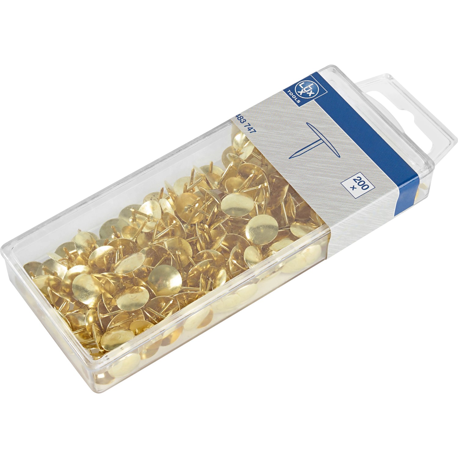 Heftzwecke Stahl Vermessingt 200 Stück