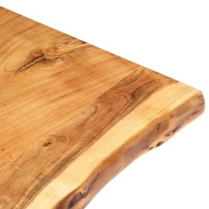 vidaXL Tischplatte Massivholz Akazie 118x50-60x2,5 cm 286333