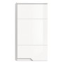 Hängeschrank Solero in Weiß Hochglanz, 73x38x27 cm, für Bad und Hauswirtschaftsraum.