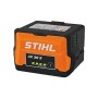 Stihl Akku AK 30 S: Lithium-Ionen Akku in Schwarz-Orange für Elektrowerkzeuge.