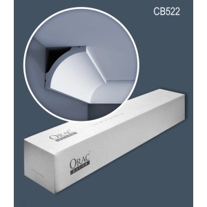 ORAC DECOR CB522N Zierleisten Set im Karton, weiße Stuckleisten für den Innenbereich.