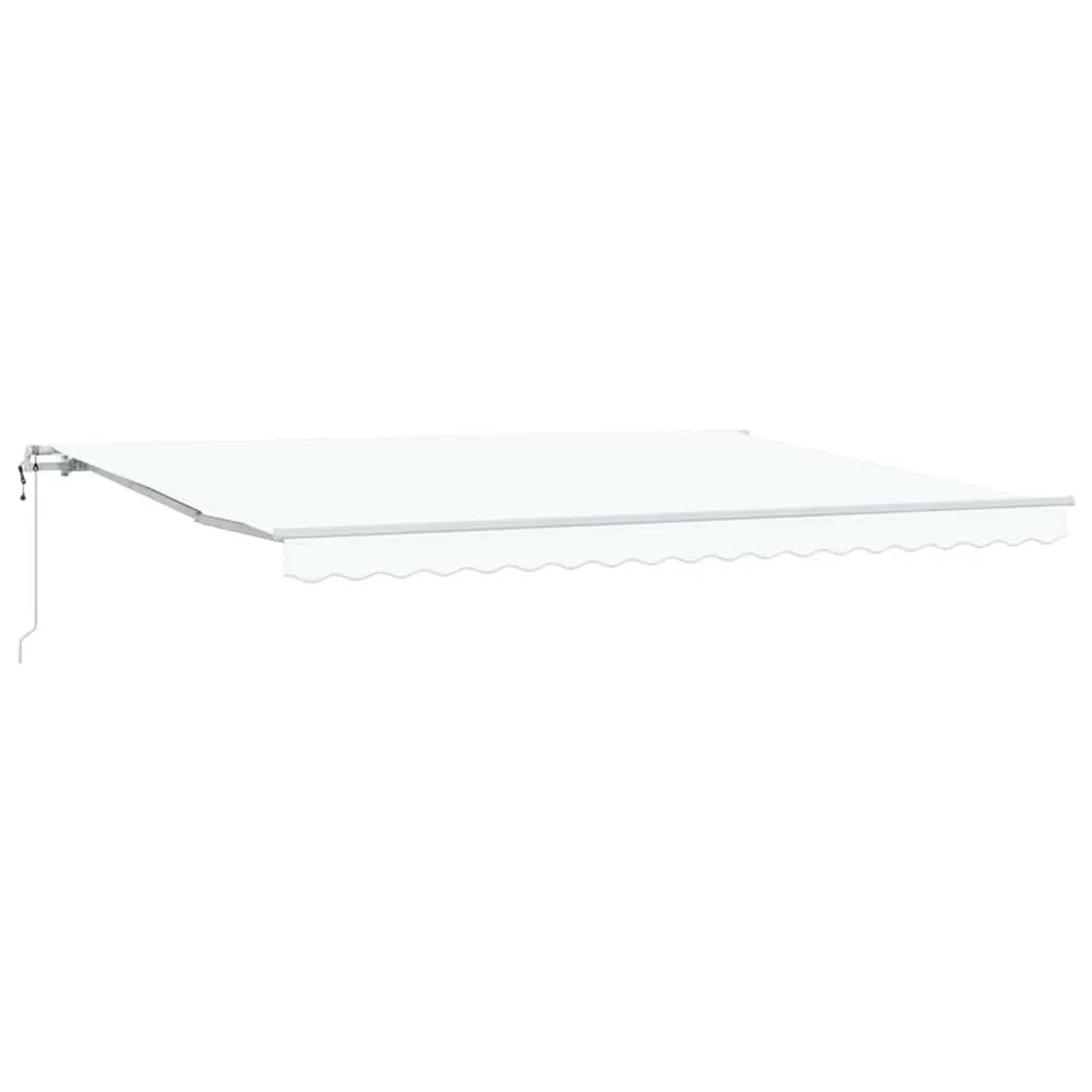 vidaXL Elektrische Ausziehbare Markise Weiß 450 x 350 cm 3331139