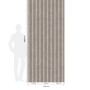 Grosfillex Wandpaneel 3D Optik Linio Ceppo di Gre, 260x37,5 cm, Betonoptik.