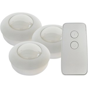 Müller-Licht LED-Unterbauleuchte Alio, 3er Set mit Fernbedienung, warmweiß.