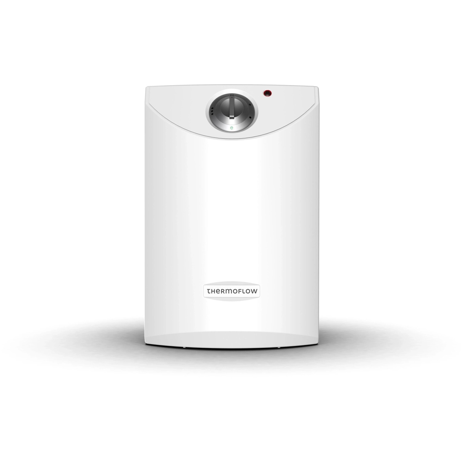 Thermoflow Untertischspeicher 10L mit Niederdruckarmatur Ovalis, weiß.