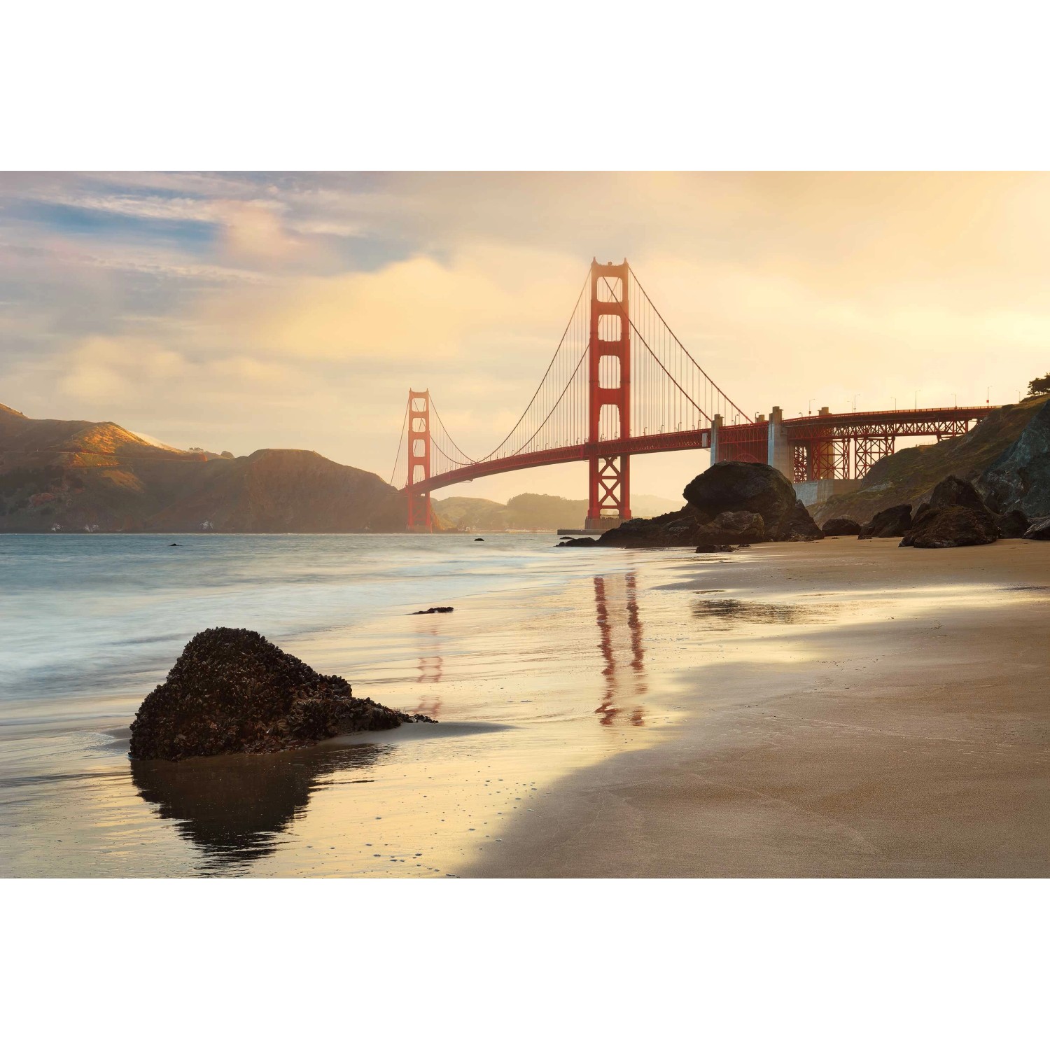 Komar Fototapete Vlies Golden Gate  400 x 260 cm