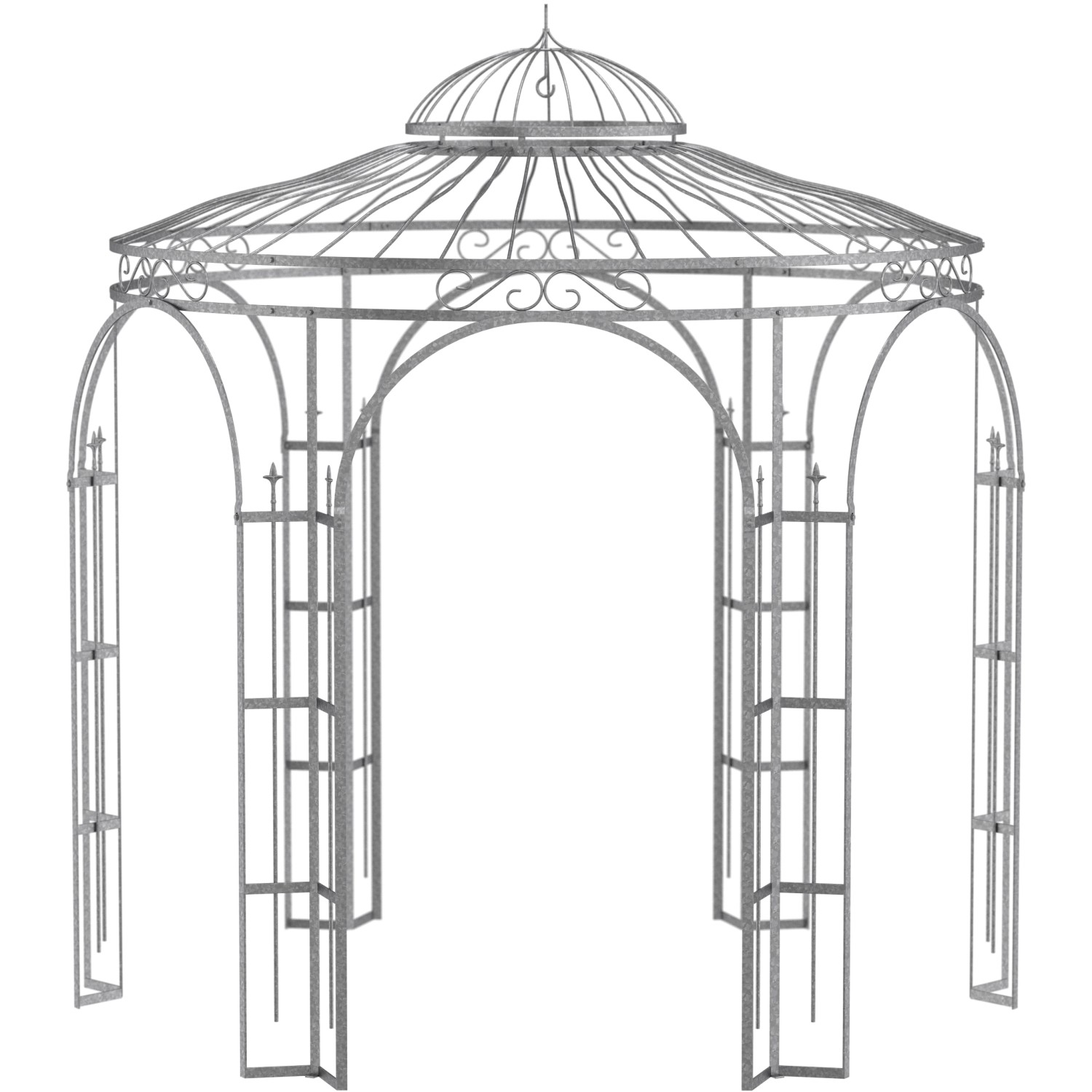 Eleo Pavillon Milano 300 cm x Ø 290 cm Feuerverzinkt günstig online kaufen