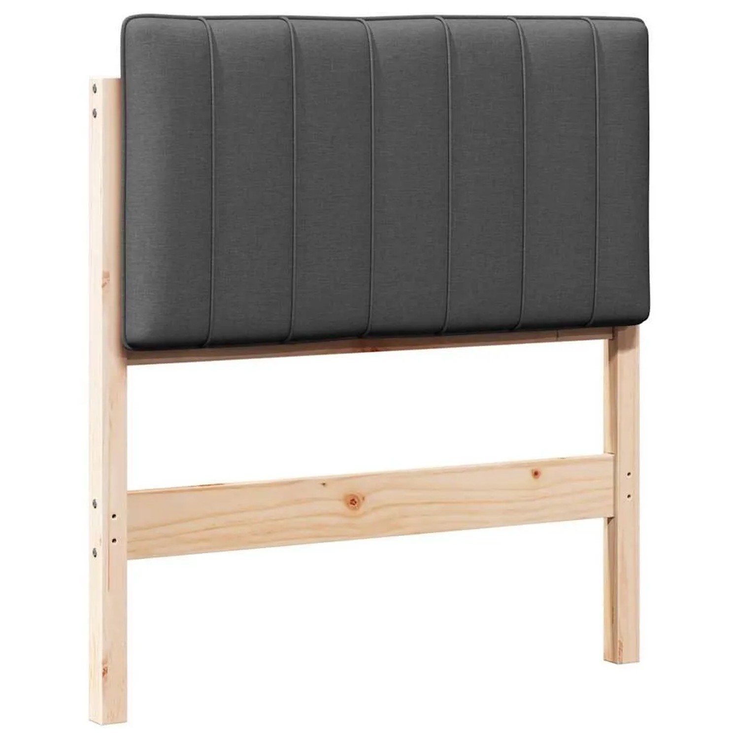 vidaXL Gepolstertes Kopfteil mit Kopfteil Braun und Dunkelgrau 75 cm 880209