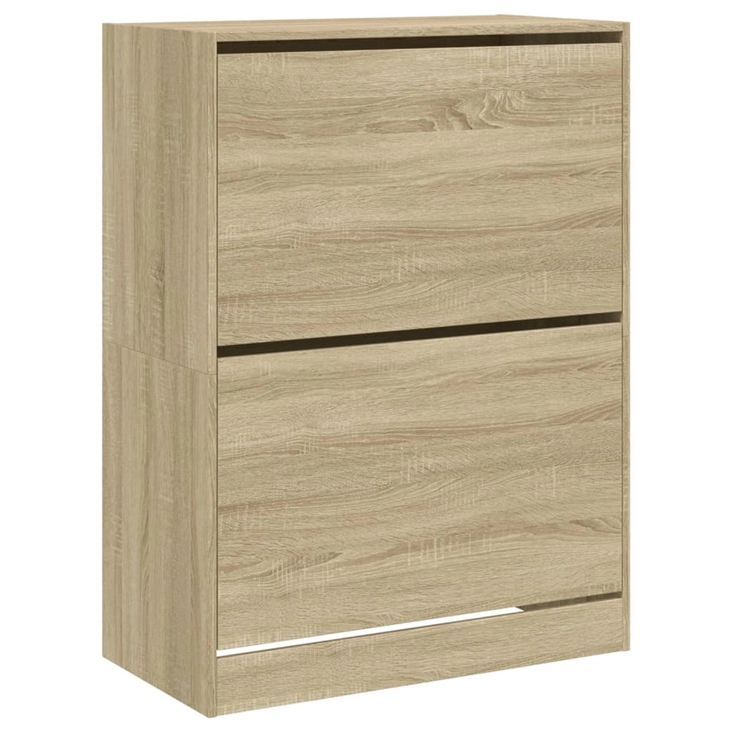 vidaXL Schuhschrank mit 2 Klappen Sonoma-Eiche 80x42x108 cm 3214401 günstig online kaufen
