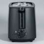 Severin AT 2287 Toaster: Automatik-Toaster in Schwarz mit Brötchenaufsatz und Bräunungsregler.