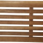 Detailansicht der Siena Garden Klappbank Lovera, 2-Sitzer aus FSC® Akazienholz.