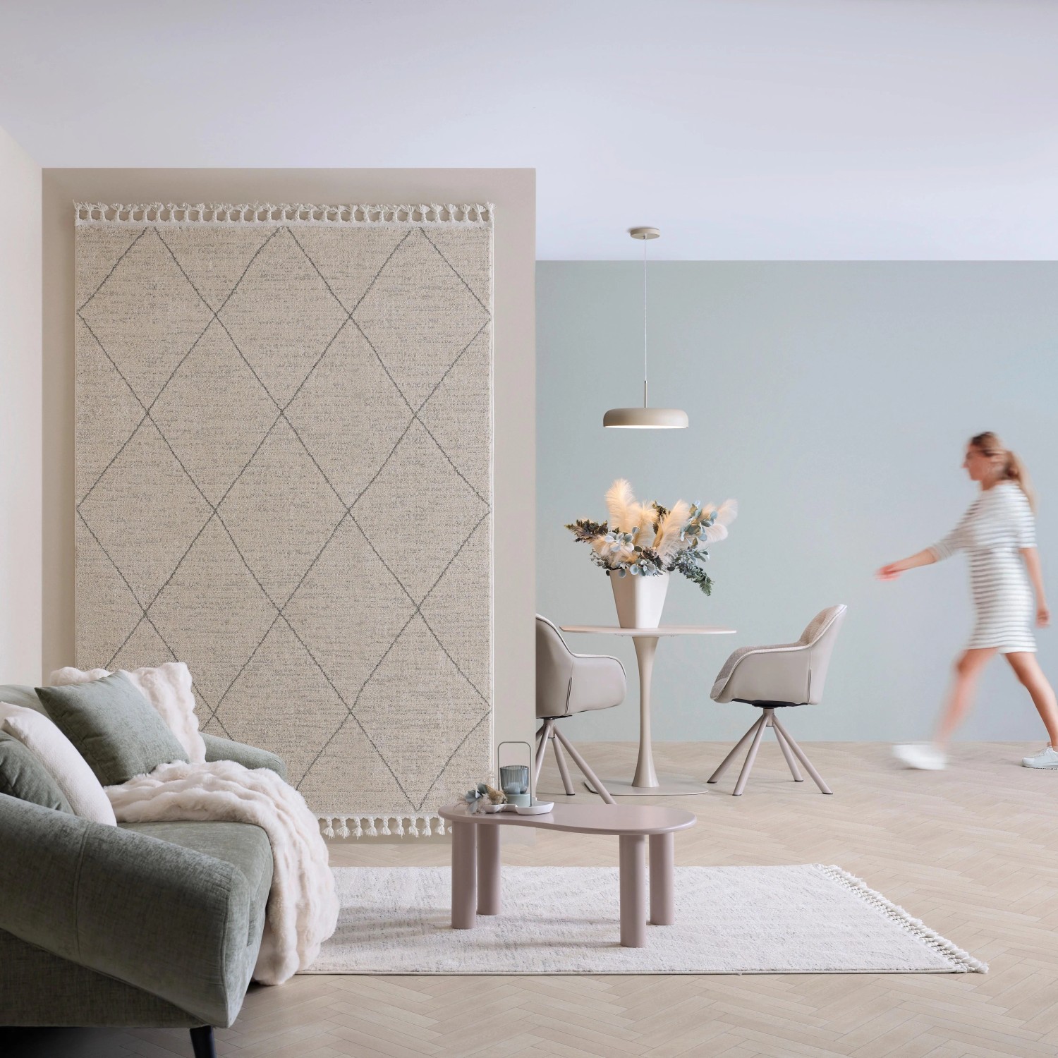 Premium Living Felldecke Bella Naturfarben ca. 130x180cm_9