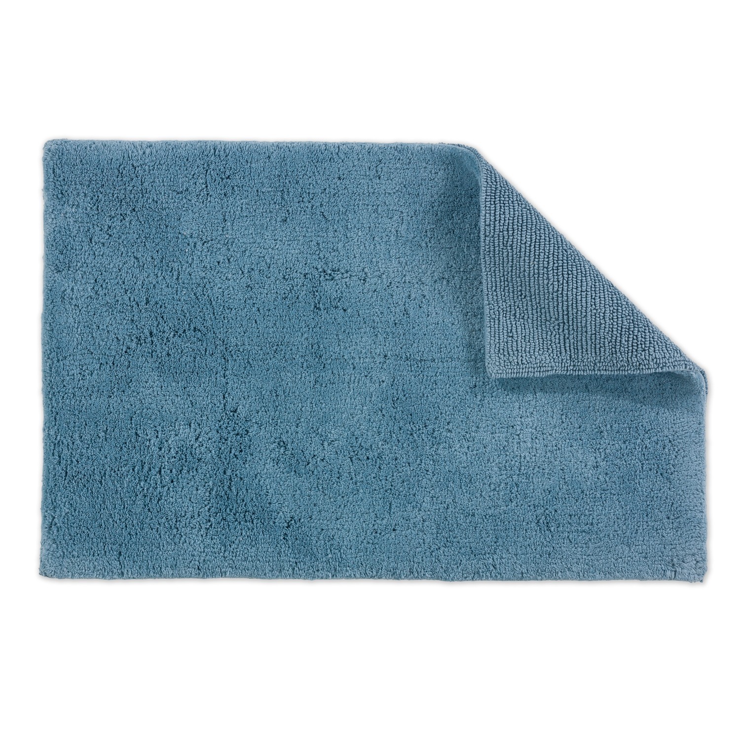 Schöner Wohnen Badteppich Bahamas, 60x90 cm, hellblau, Uni. Flauschiger Badvorleger für warme Füße.