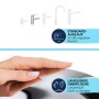 Grohe QuickFix Waschtischarmatur Start S-Size: Größenvergleich und Details zur Oberfläche.