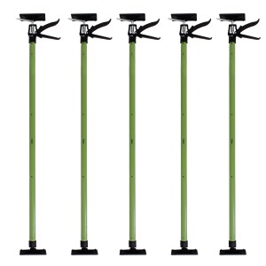 5 grüne TRUTZHOLM Einhandstützen/Deckenstützen bis 290cm, für Montagearbeiten.