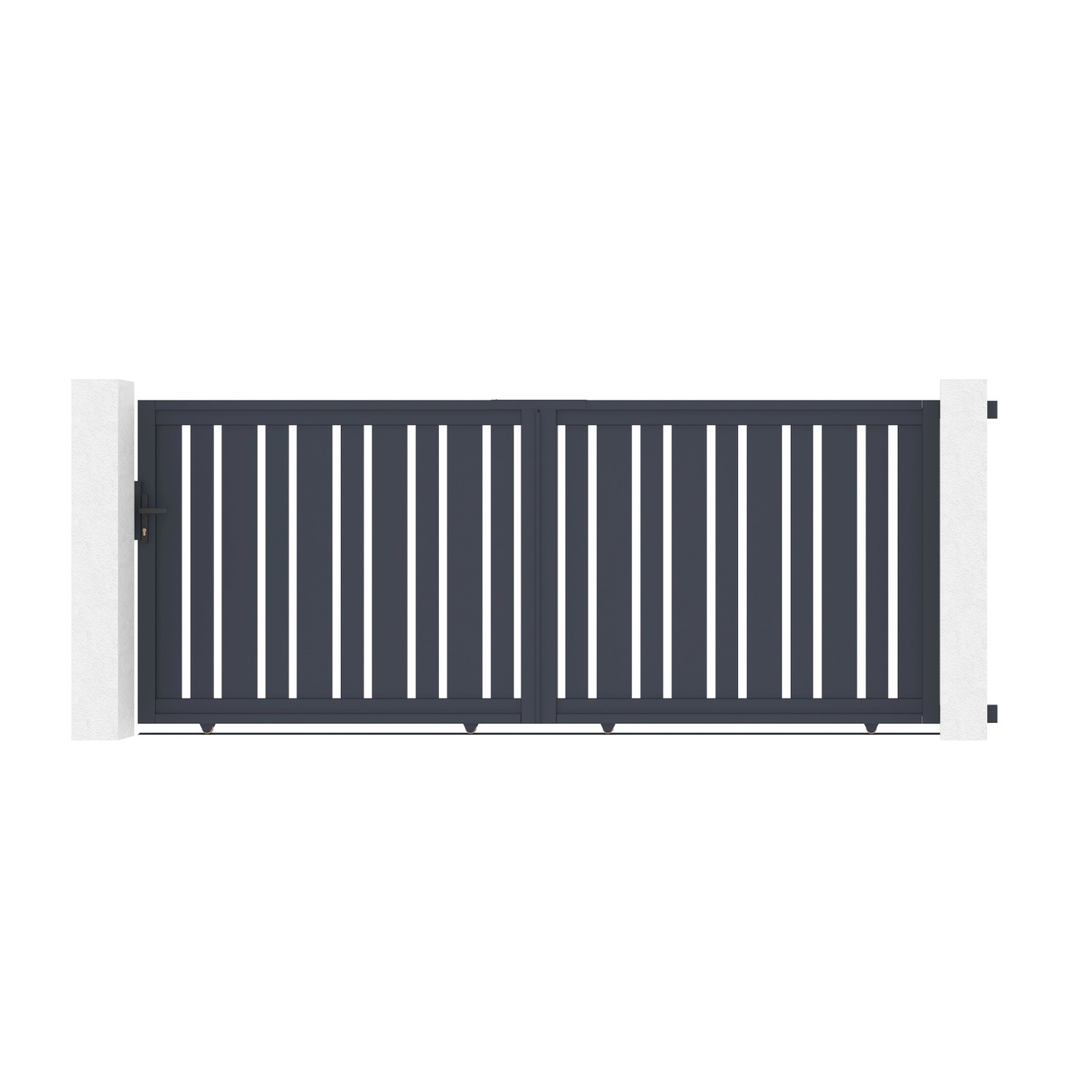 Casanoov Schiebetor 3 5X1 4M Veymont & Tor 1M Veymont H 1 4M Grau günstig online kaufen