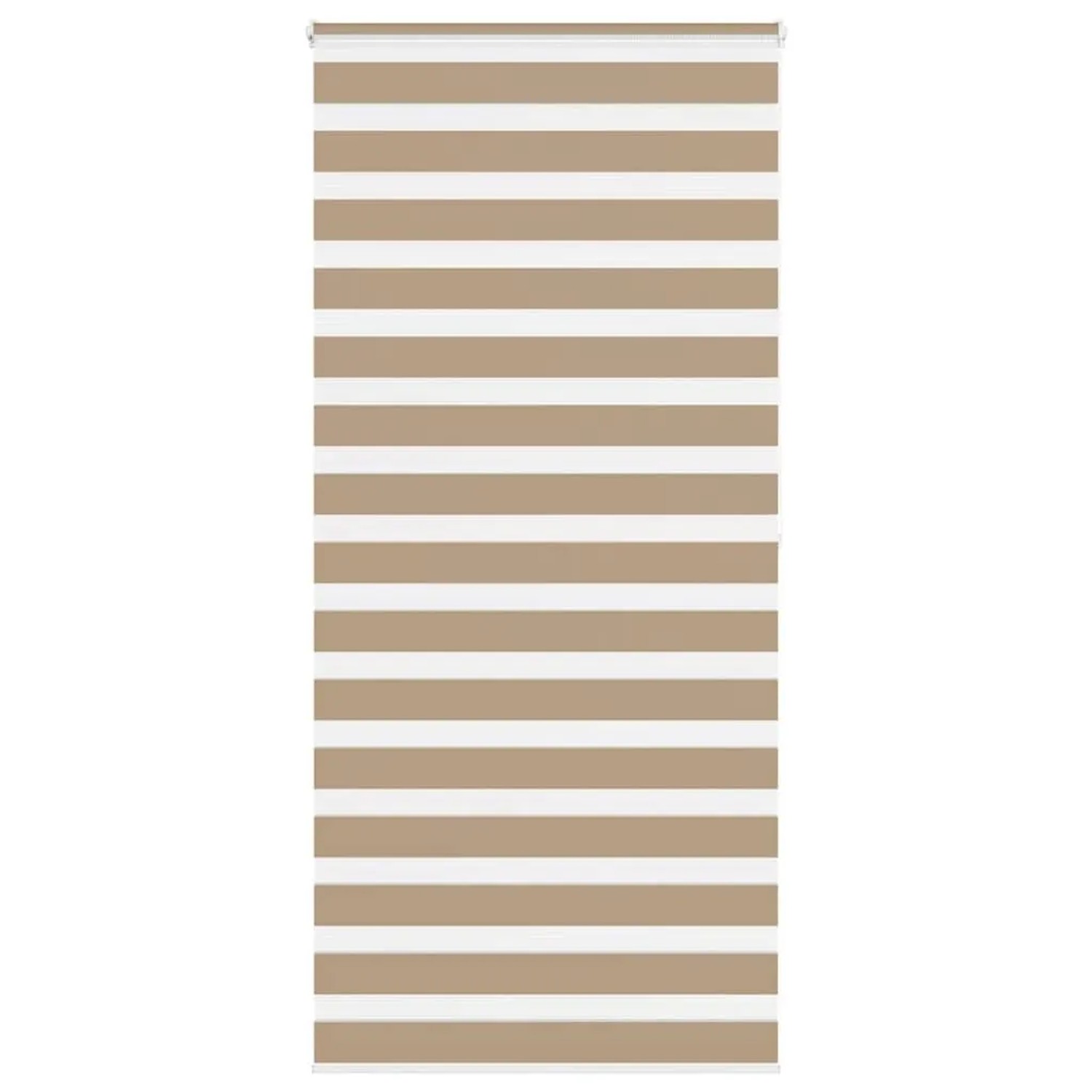 vidaXL Doppelrollo Sandbraun 100x200 cm Stoffbreite 95,9 cm Polyester 40145 günstig online kaufen