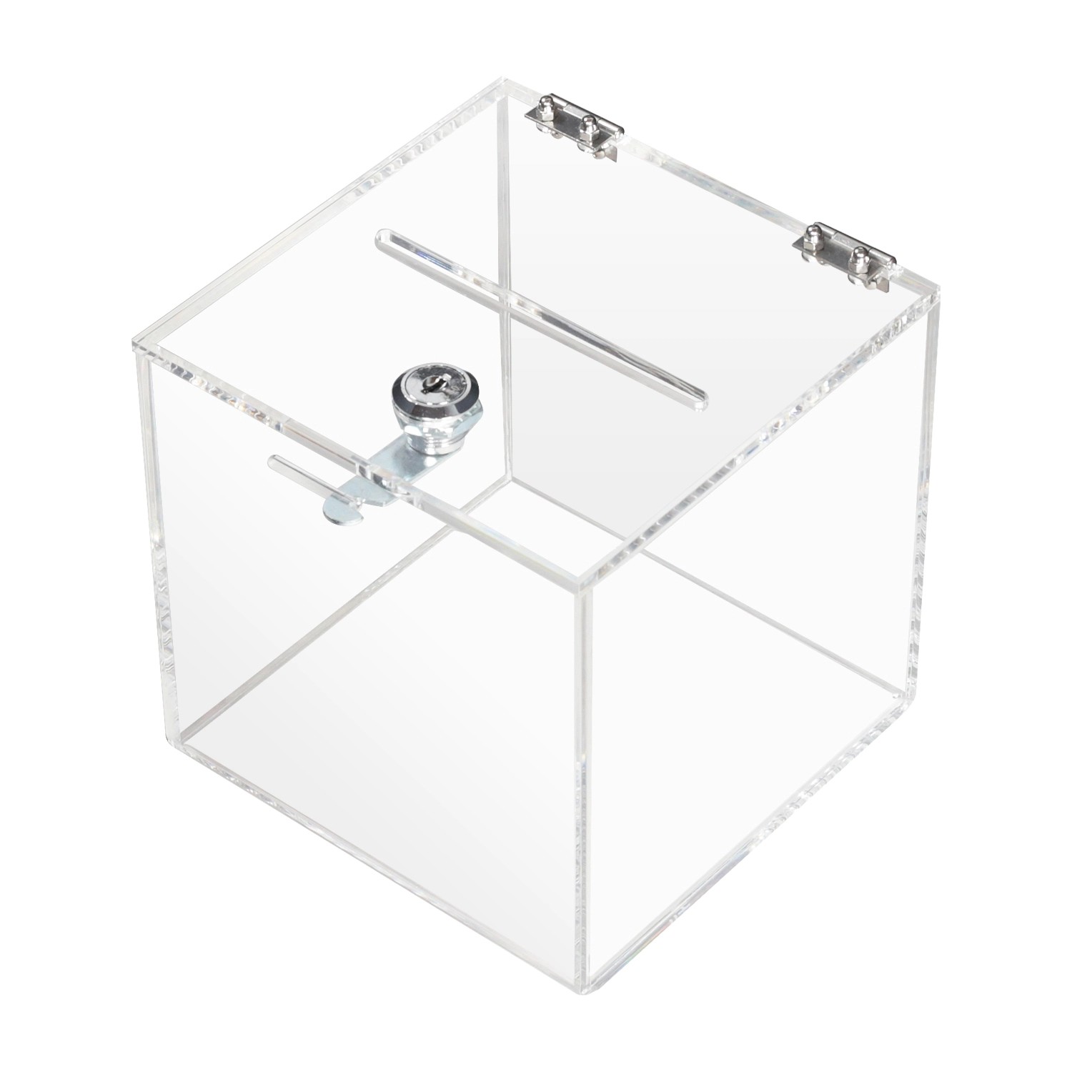 HMF 46919 Acryl Spendenbox Schloss 15 x 15 x 15 cm DIN A6 Transparent günstig online kaufen