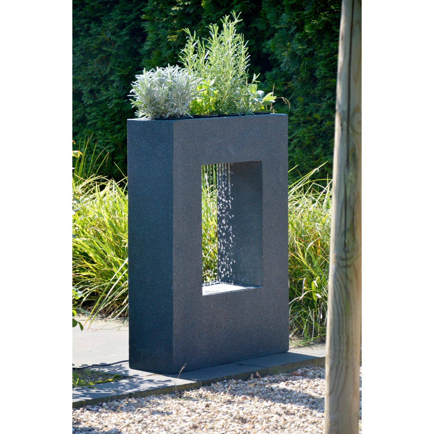 Dobar Moderner Gartenbrunnen 54,5 cm x 19 cm x 76 cm kaufen bei OBI