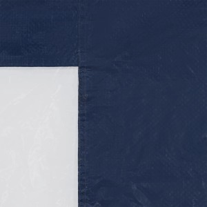 Blaue Partyzelt Seitenwand mit Fenster, 2er-Set, aus PE-Material für Markisen & Sonnenschutz.