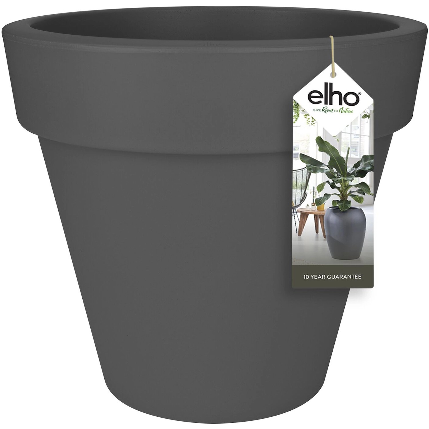 Elho Blumentopf Pure Ø 39 cm Anthrazit