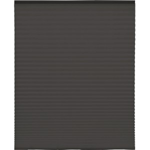 Anthrazitfarbenes Klebeplissee, 90x190 cm, für Fenster, leicht transparent.