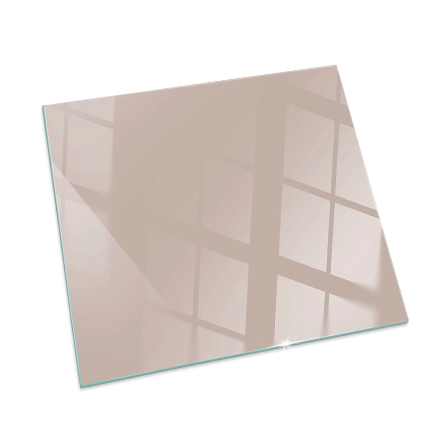 Tulup Glasplatte für Kamin Orange Glasplatte für Öfen Quadrat 60x60 cm Oran günstig online kaufen