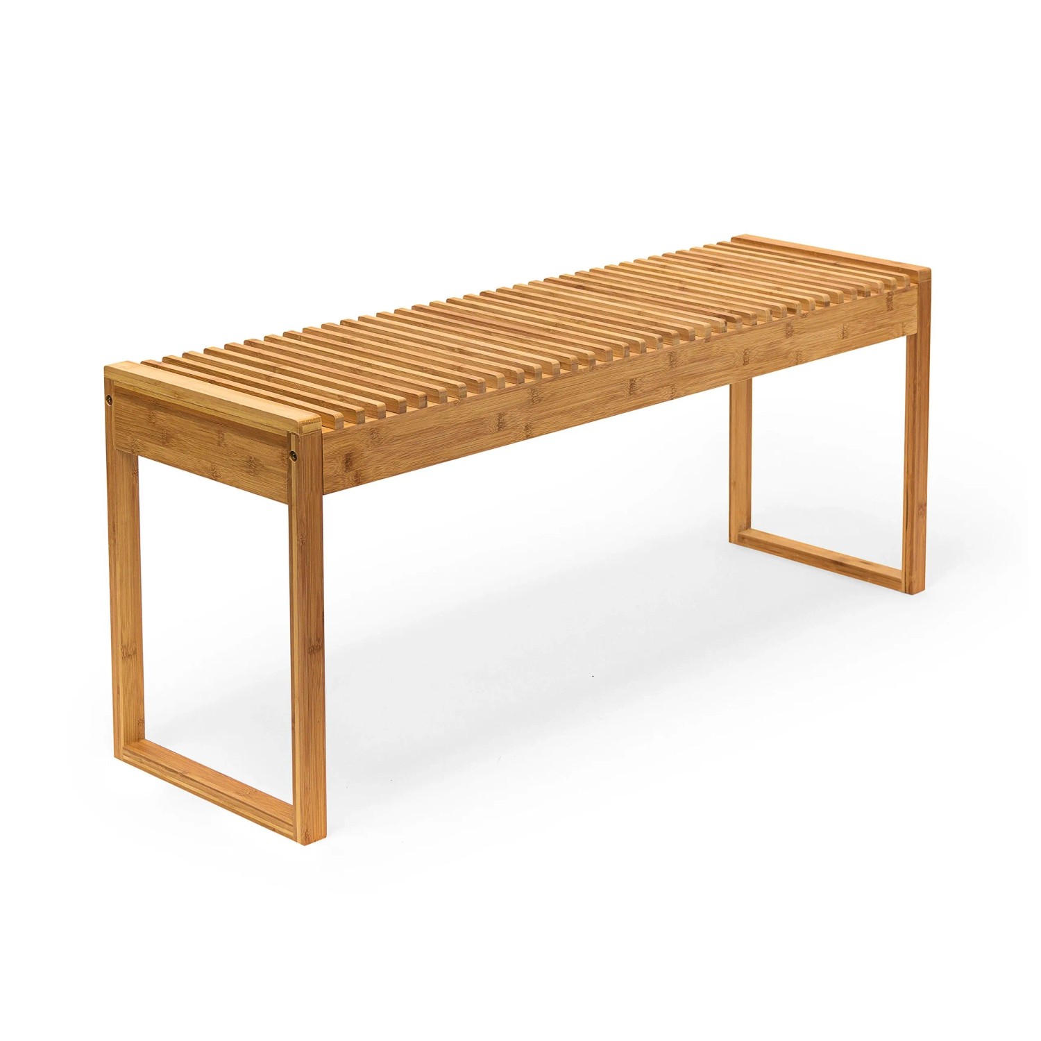 Relaxdays Sitzbank Bambus Natur Stabil 47 cm x 120 cm x 33 cm 5,6 kg