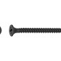 Schwarze LUX Spanplattenschraube 3,9x45 mm mit Trompetenkopf und PH-Antrieb, 500 Stück.