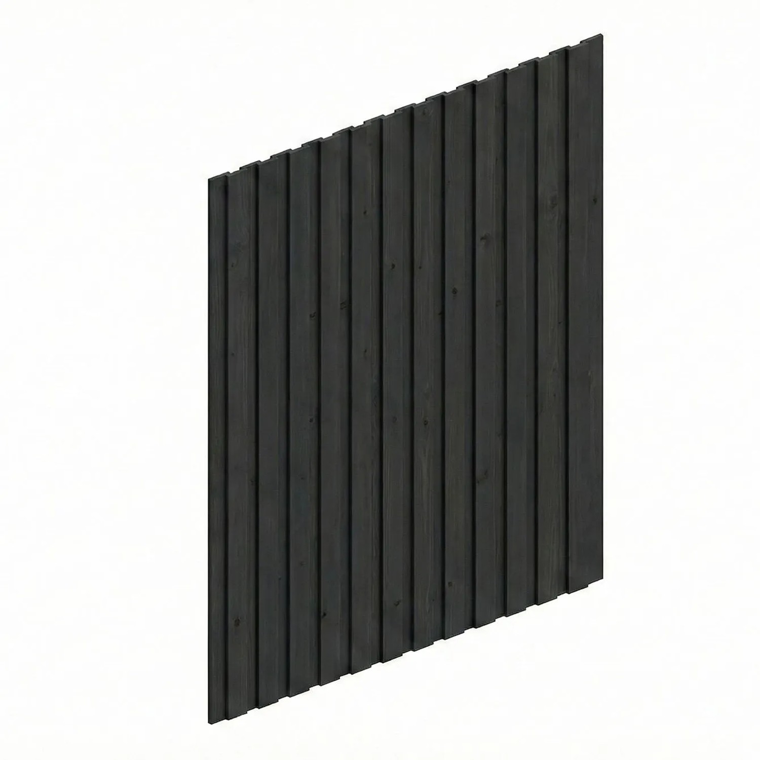 Skan Holz Seitenwand Deckelschalung Fichte 230 cm x 330 cm Anthrazit
