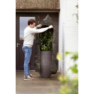 Capi Pflanzenabdeckung Schwarz, 150x250 cm, schützt Pflanzen im Winter vor Frost und Wind.