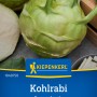 Kiepenkerl Kohlrabi Superschmelz: Riesenkohlrabi, hellgrüne Knolle mit Blattansätzen.