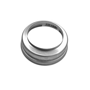 Standrohrkappe NW 115/80 aus Aluminium, Naturfarben, zur Verbindung von Fallrohr und Standrohr.