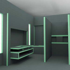 AICA Bauplatte XPS 1250x600x25mm, Hartschaum Fliesenplatte für Wand- und Bodenausbau.