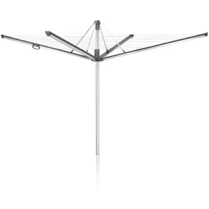 Leifheit Wäschespinne Linomatic Plus 60m, höhenverstellbarer Wäscheständer für bis zu 6 Waschladungen.