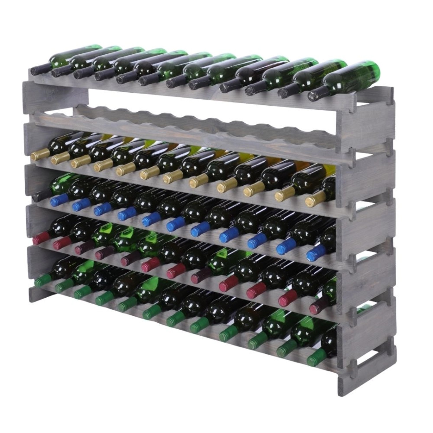 PROREGAL Weinregal VINOTECA FLEX PRO HxBxT 79x123x28cm 72 Flaschen Auf 6 Eb günstig online kaufen