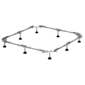 Bette Fuß-System für Steel Duschwanne 90x75cm, Metallrahmen mit höhenverstellbaren Füßen.