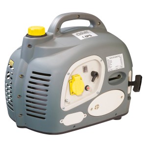 CMI Stromerzeuger 720 W, tragbarer Generator mit Tragegriff und gelbem Tankdeckel.