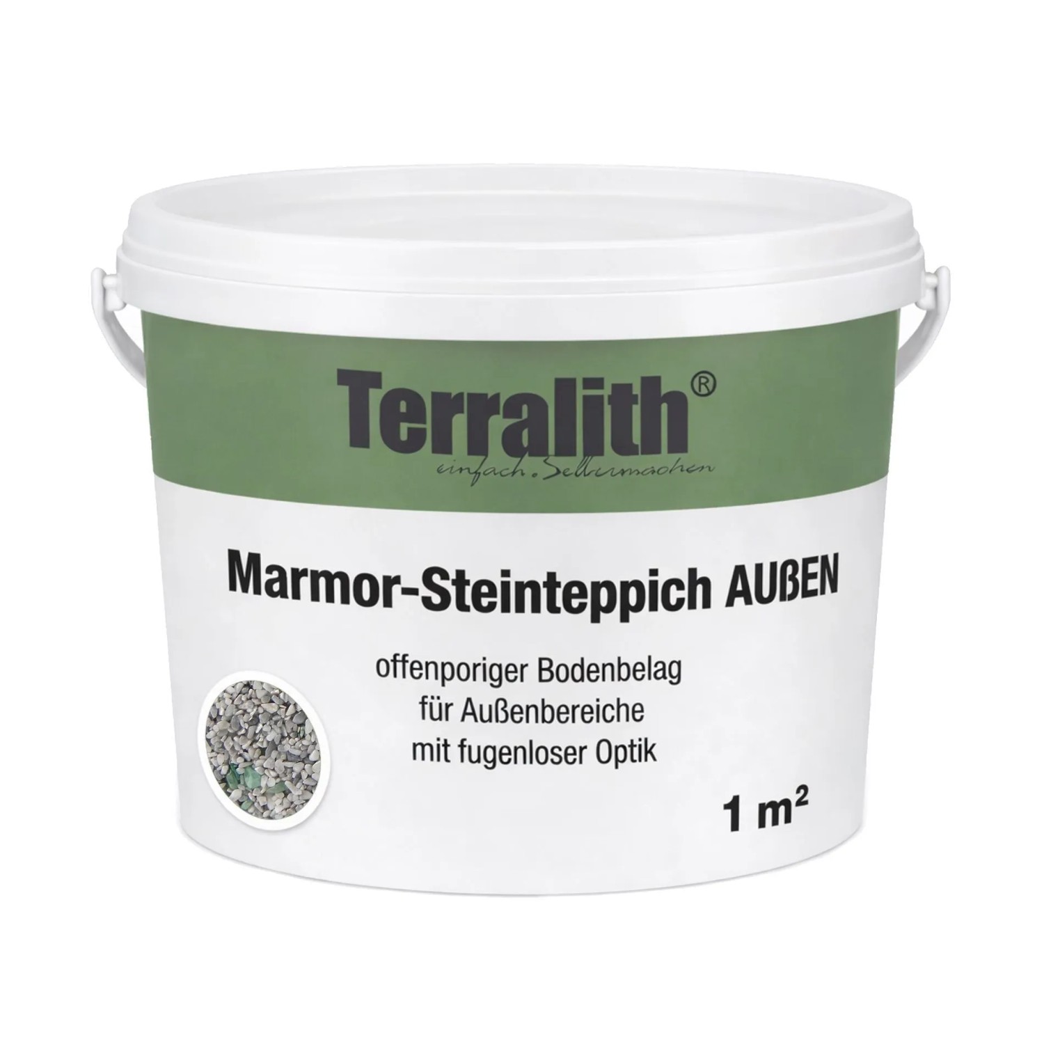 Terralith Edelsteinteppich Aventurin Nebula 1 m² Außen