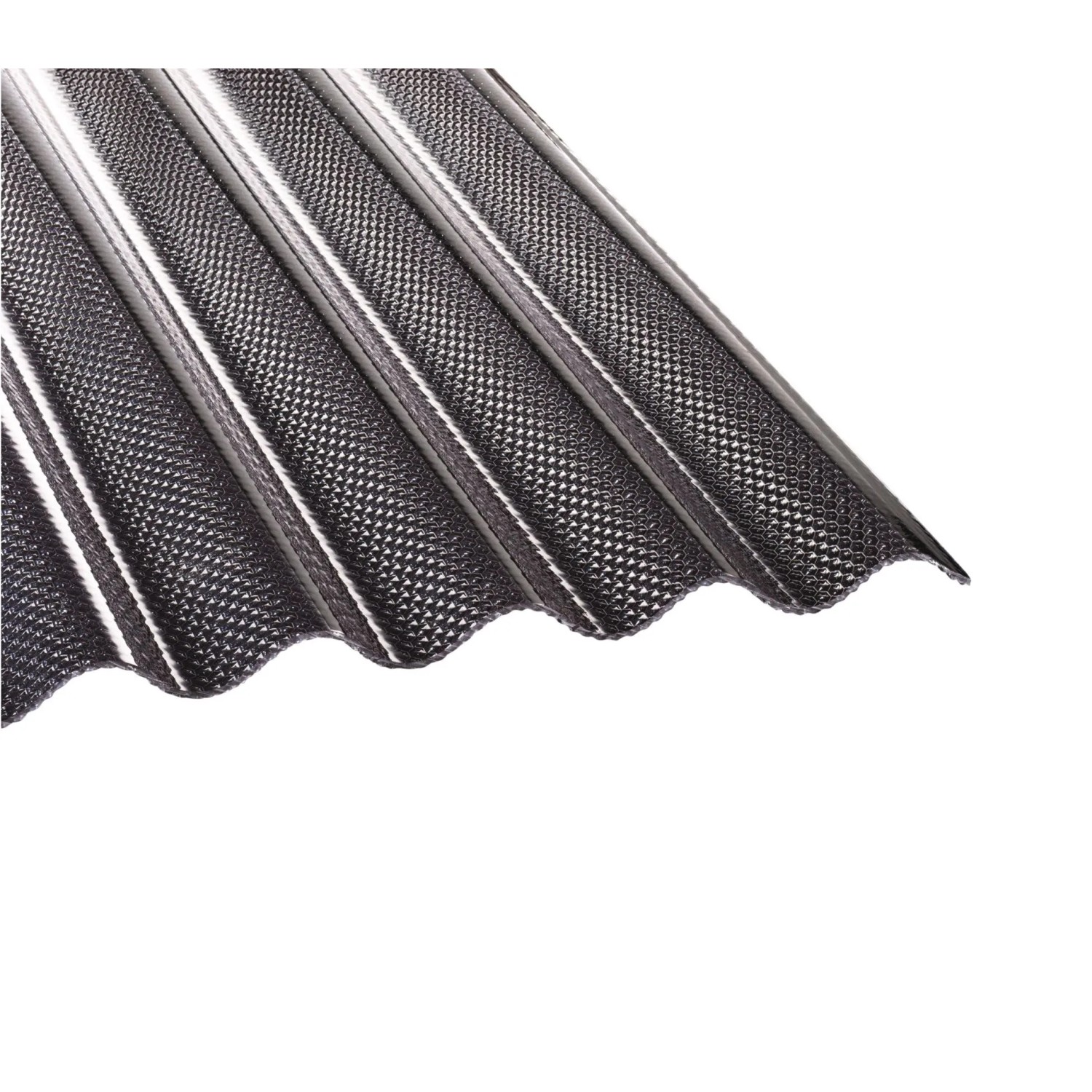 T&J PC-Lichtwellplatte S76/18 Tejemacro Lichtgrau 2.500 mm x 1.045 mm x 2,8 mm