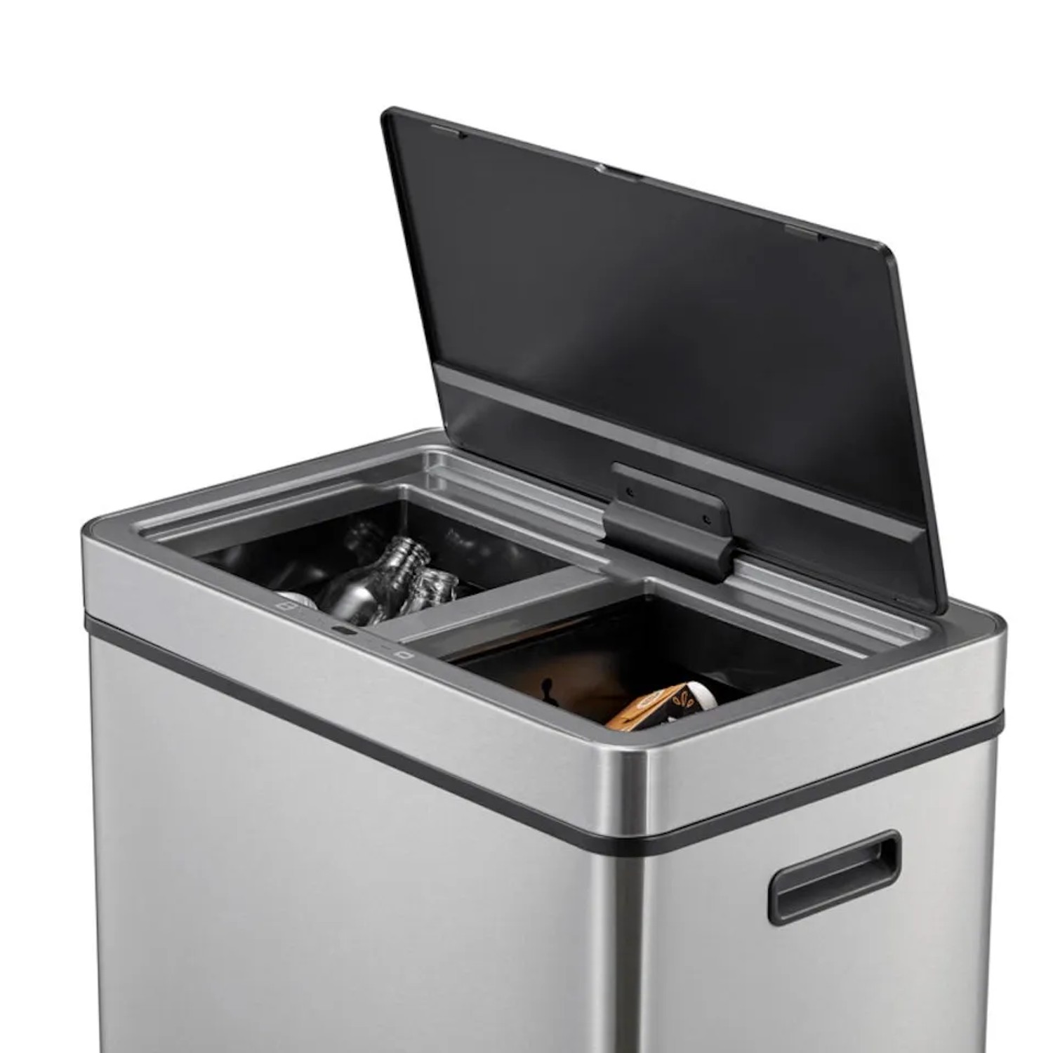 PROREGAL Mülltrennsystem Sensor 60 Liter Edelstahl 65,2 x 48,6 x 30,8 cm kaufen bei OBI