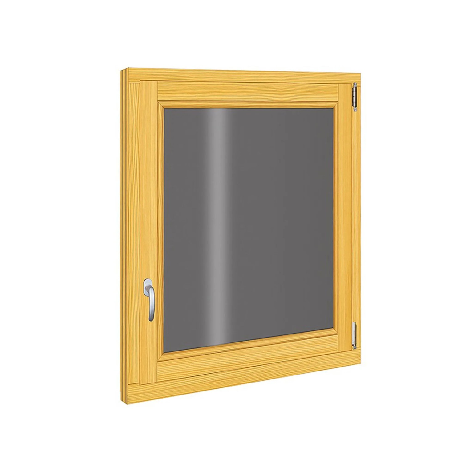 Roro Holzfenster Fichte 88 cm x 98 cm DIN R günstig online kaufen