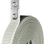 Schellenberg Gurtfix Mini Reparaturset, 14mm, grau, mit Gurtband und Edelstahl-Befestigung.