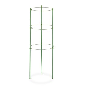 Relaxdays Rankhilfe 4er Set Eisen Grün Höhenverstellbar 60 cm x 20 cm