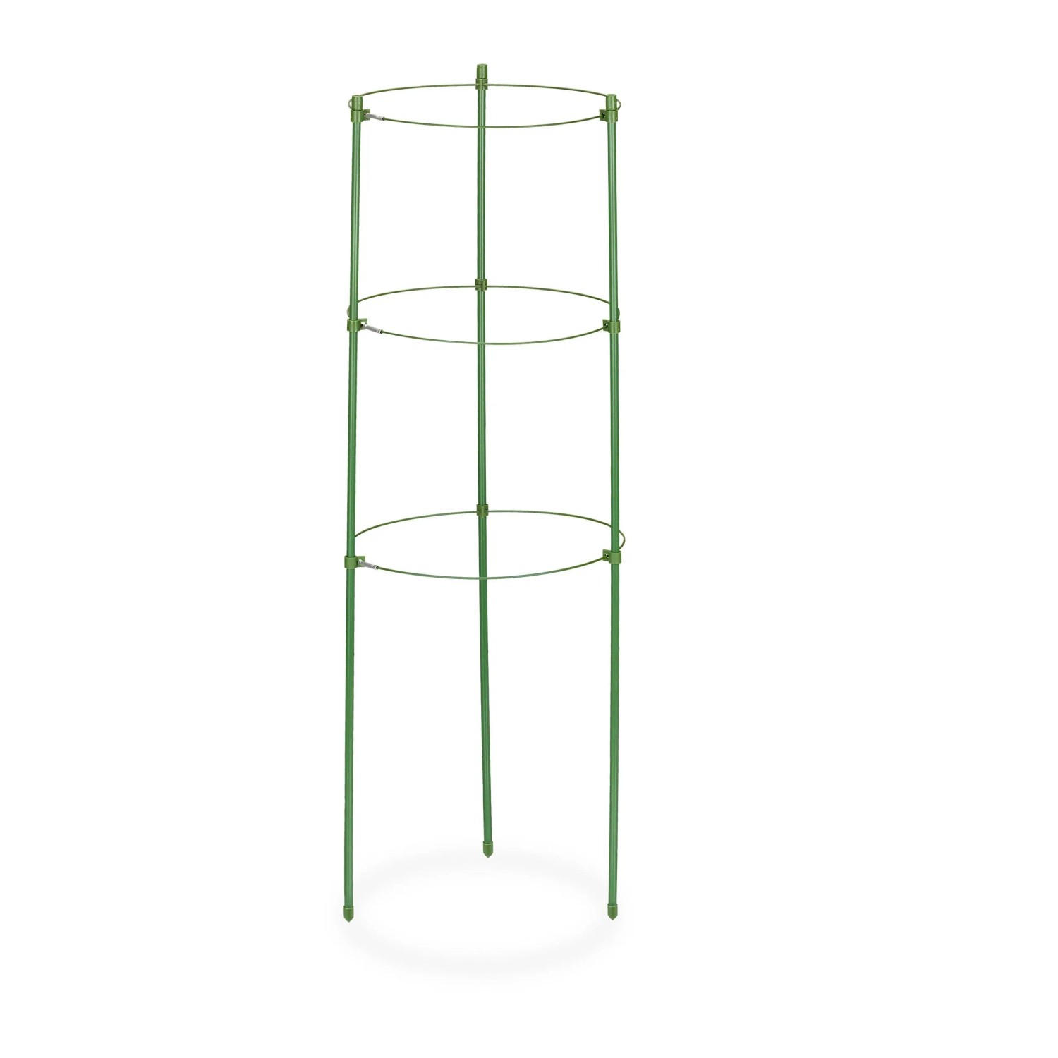 Relaxdays Rankhilfe 4er Set Eisen Grün Höhenverstellbar 60 cm x 20 cm