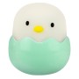 MegaLight LED Nachtlicht Baby Eggy, dimmbar, 3er-Set. Küken in Eierschale, mintgrün.